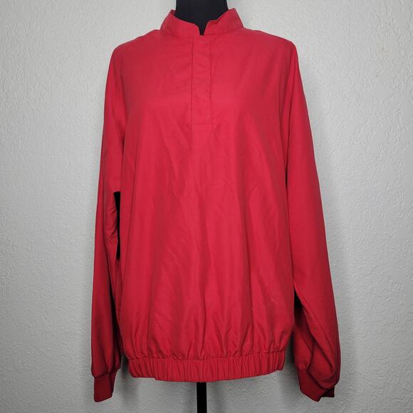 FootJoy FJ Mens Golf Long Sleeve 1/4 Button Down Windbreaker Pullover Jacket✨️M - Picture 12 of 14